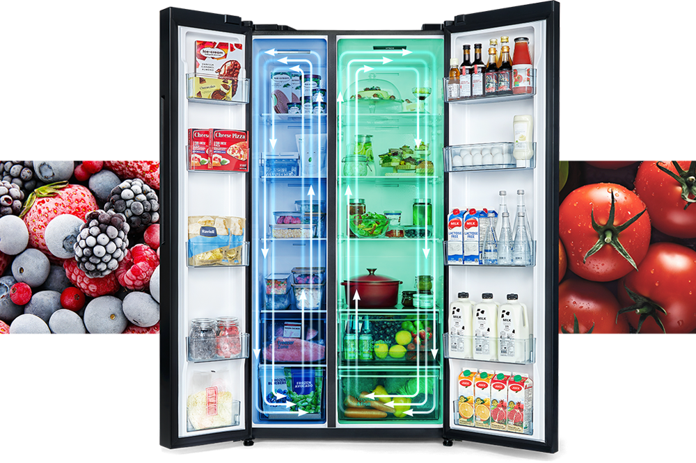 Công nghệ làm lạnh vòng cung kép Hitachi