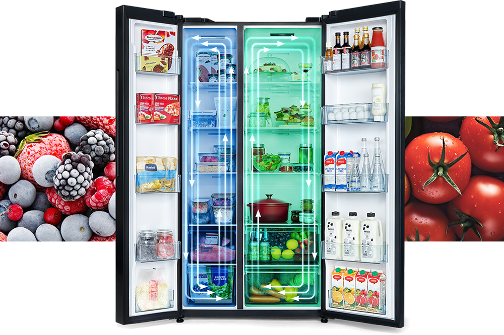 Công nghệ làm lạnh vòng cung kép Hitachi