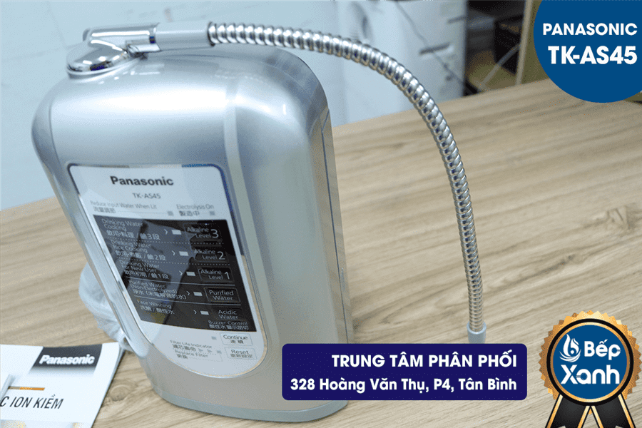 Mở hộp đập hộp máy điện giải ion kiềm Panasonic TK-AS45 chính hãng Nhật Bản