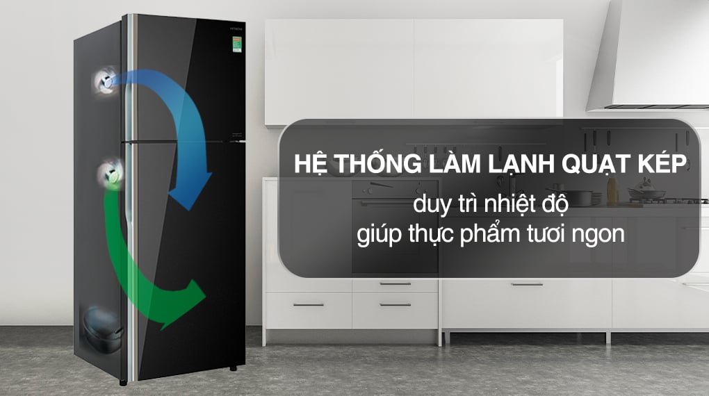 Tủ lạnh Hitachi Inverter 366 lít R-FVX480PGV9 GBK - Công nghệ làm lạnh Tủ lạnh Hitachi Inverter 366 lít R-FVX480PGV9 GBK - Công nghệ làm lạnh