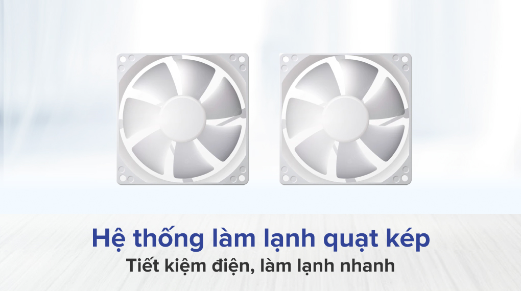 Tủ lạnh Hitachi Inverter 390 lít R-FVY510PGV0 GBK - Hệ thống quạt kép bảo quản thực phẩm
