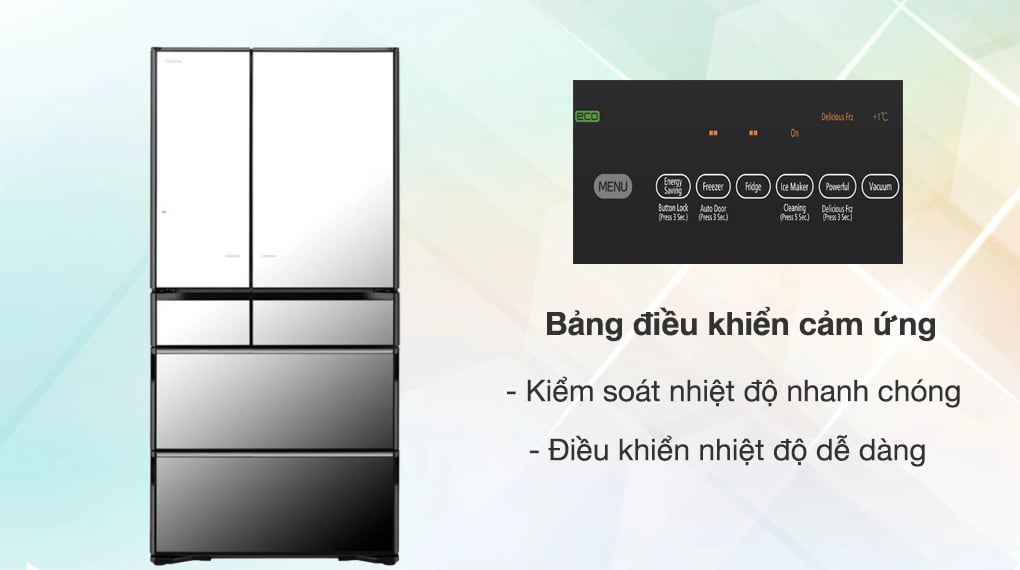 Bảng điều khiển cảm ứng thông minh bên ngoài vách mặt gương