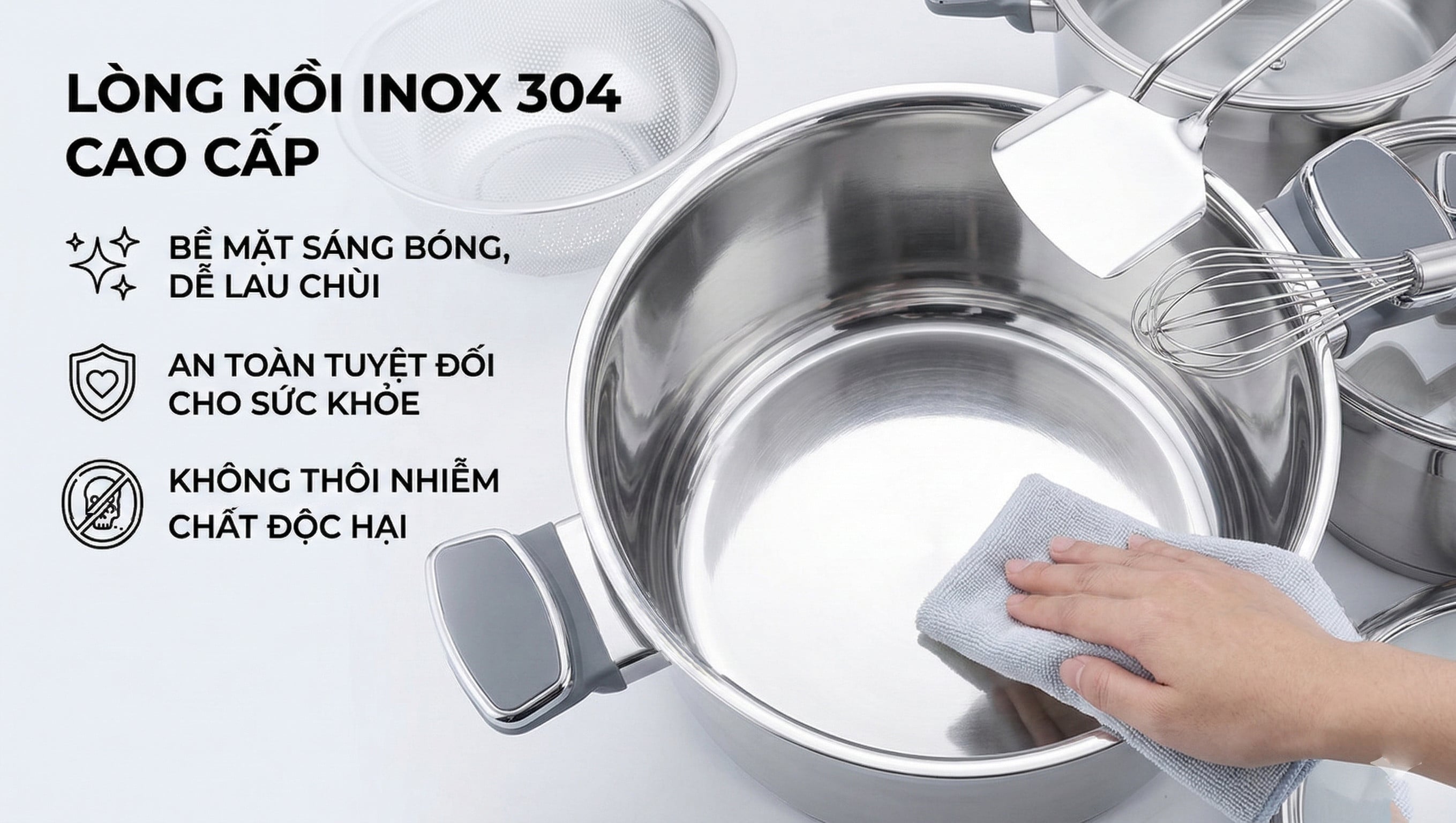 Chất liệu Inox cao cấp