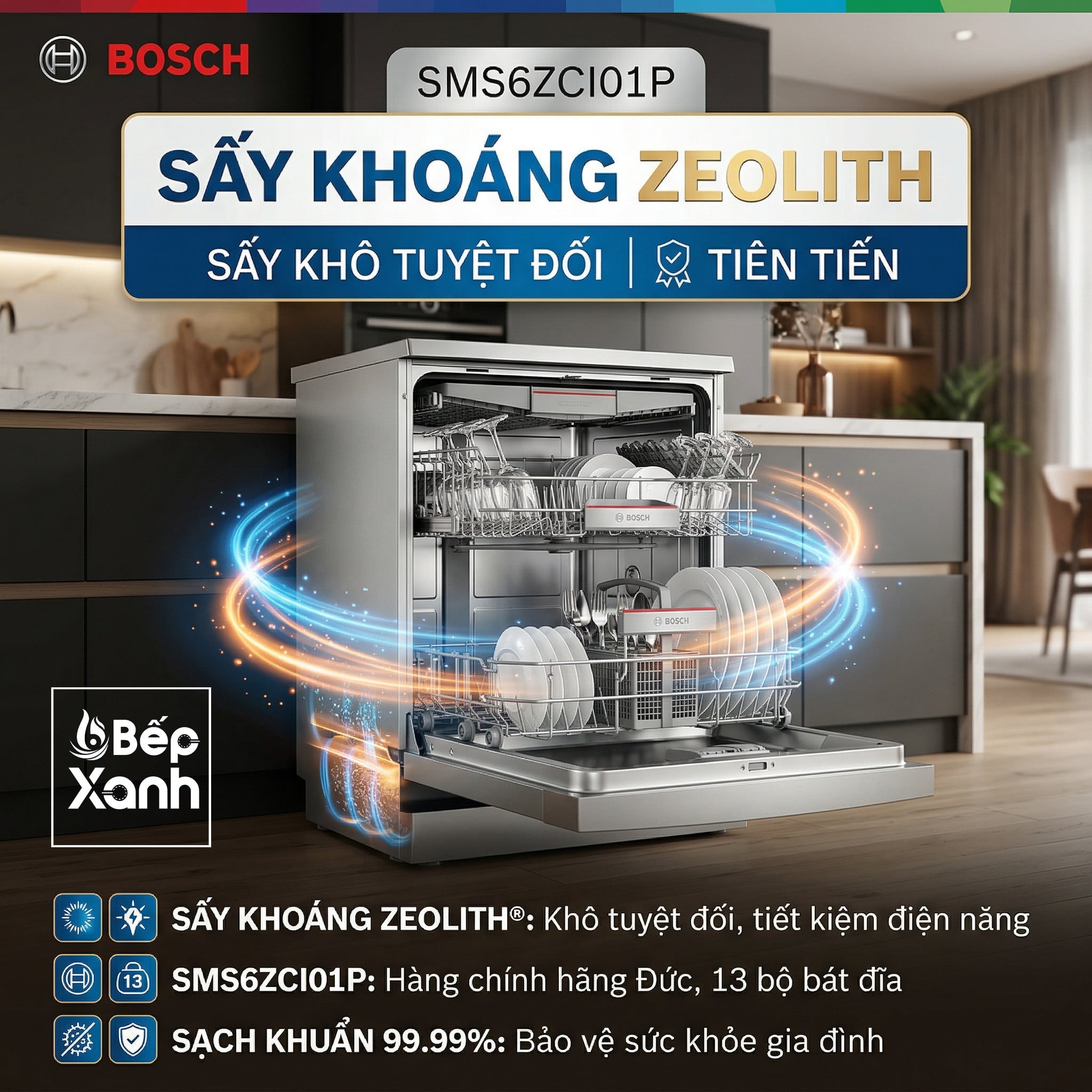 Công nghệ sấy Zeolith độc quyền