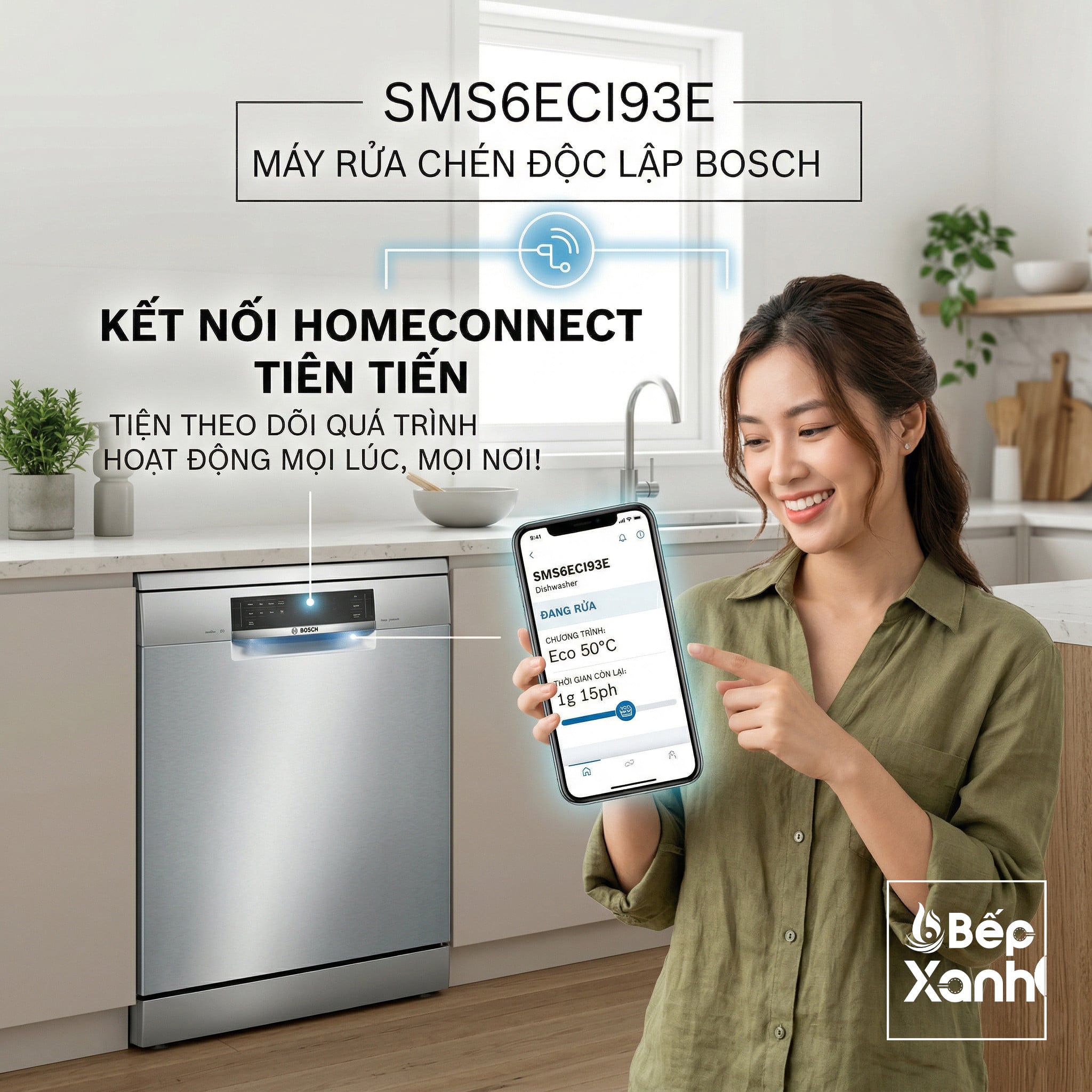 Kết nối HomeConnect điều khiển từ xa
