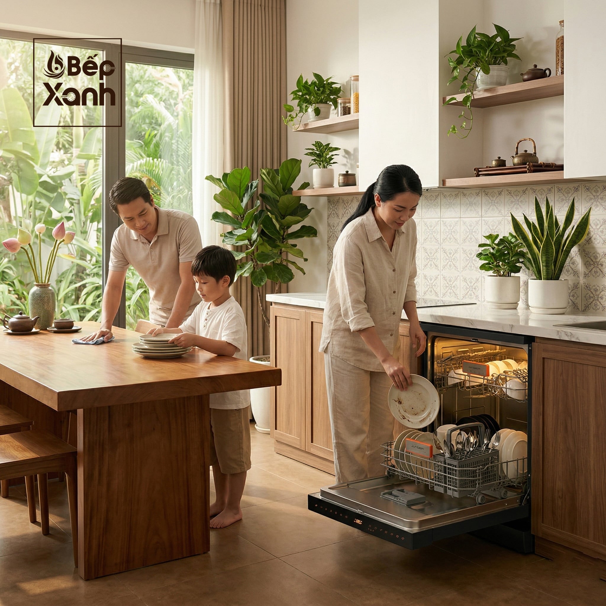Hệ thống công nghệ lõi đỉnh cao trên máy rửa bát Junger