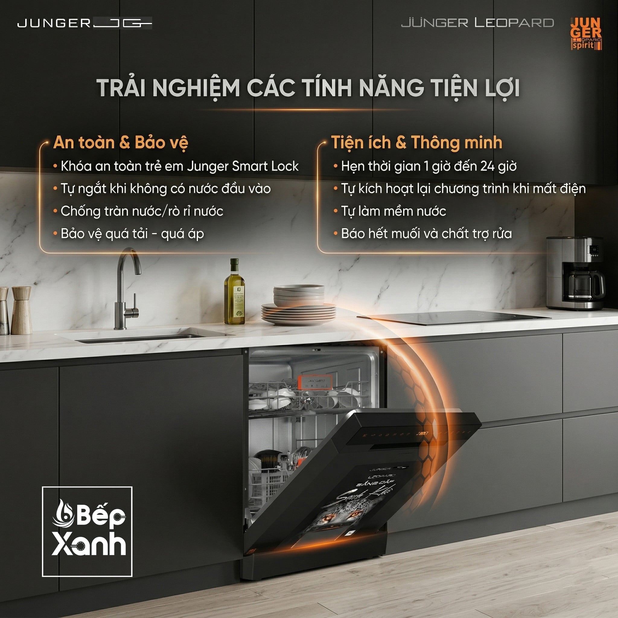 Thiết kế sang trọng cao cấp màu Dark Grey