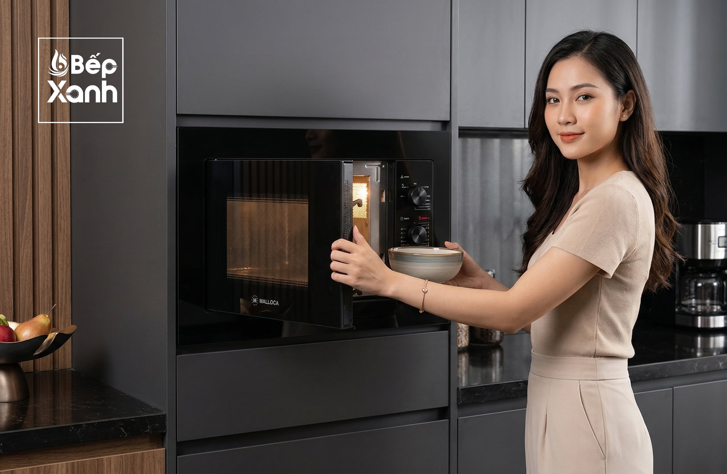 Lò vi sóng âm tủ Malloca MW-820B