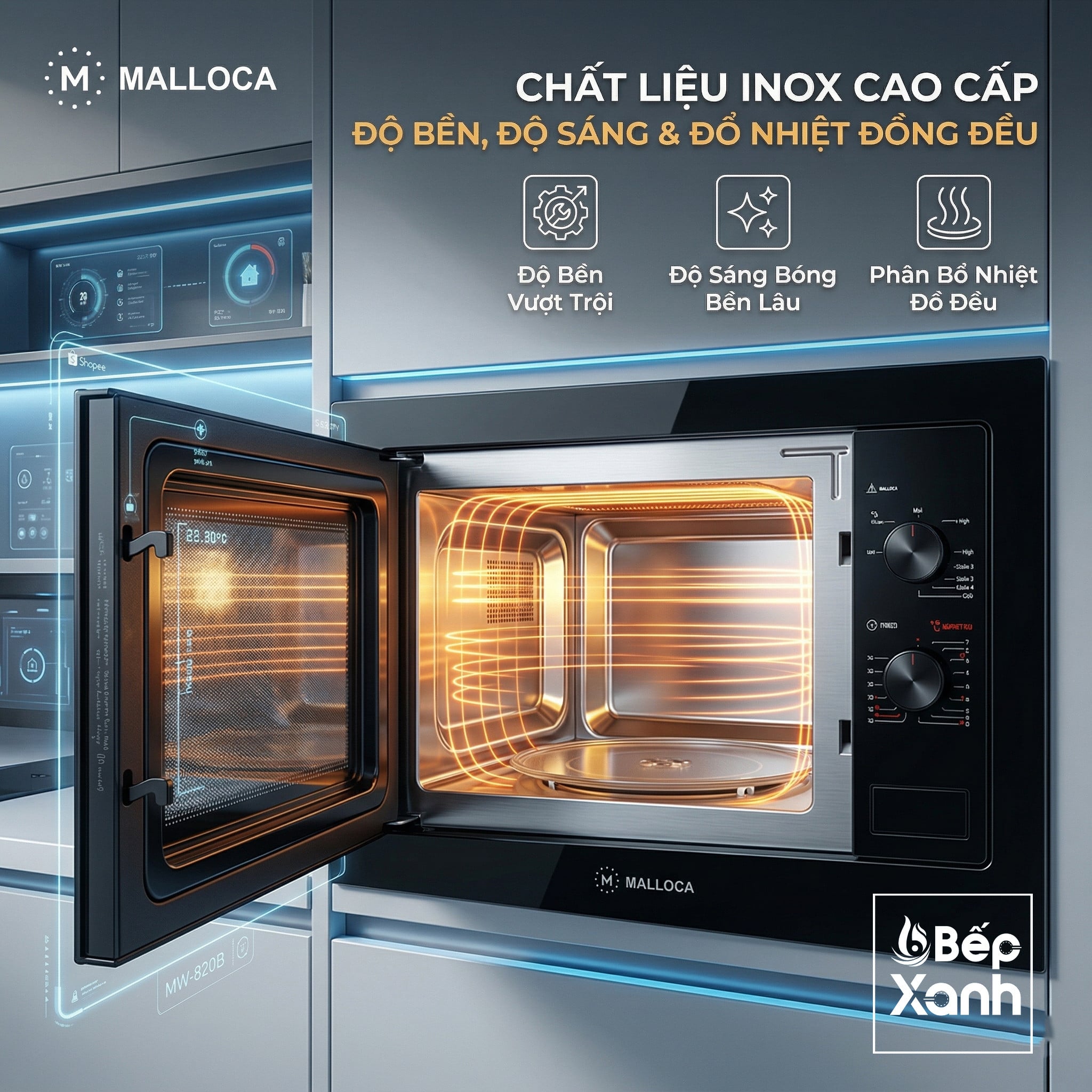 Tính năng nướng đối lưu hiệu quả