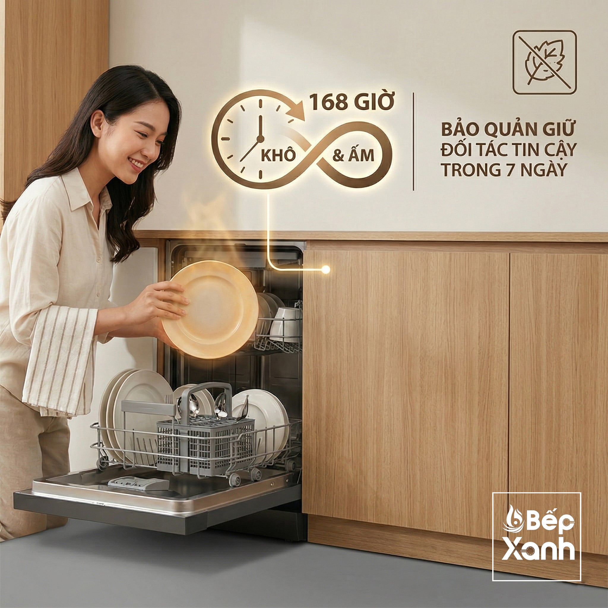 Bảo quản kháng khuẩn gió tươi 168 giờ