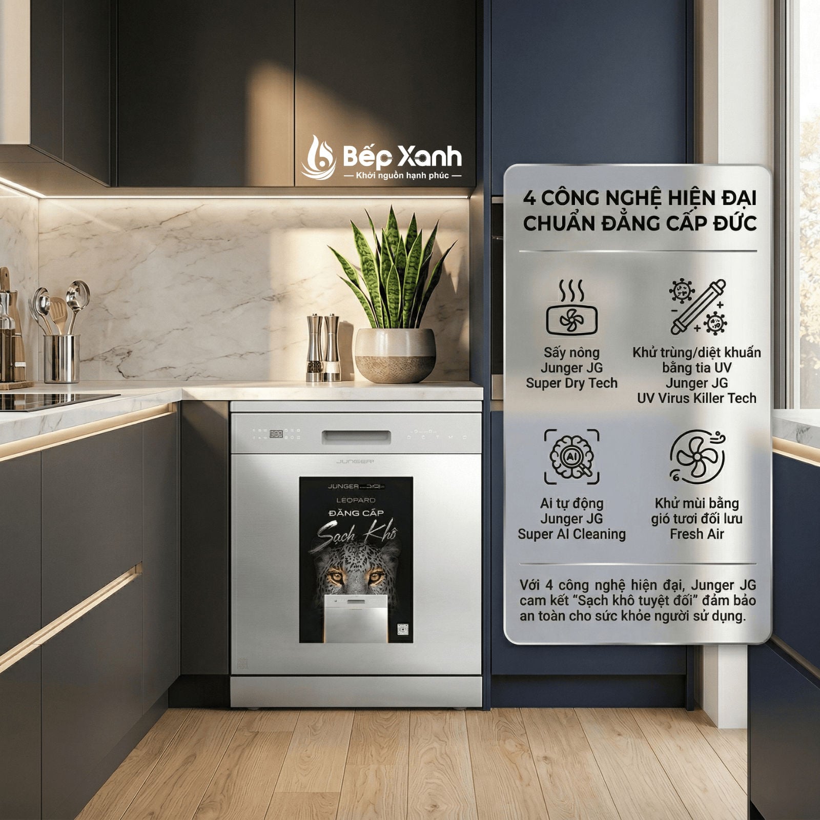Hệ thống tay phun 360 độ sạch toàn diện chuẩn Đức