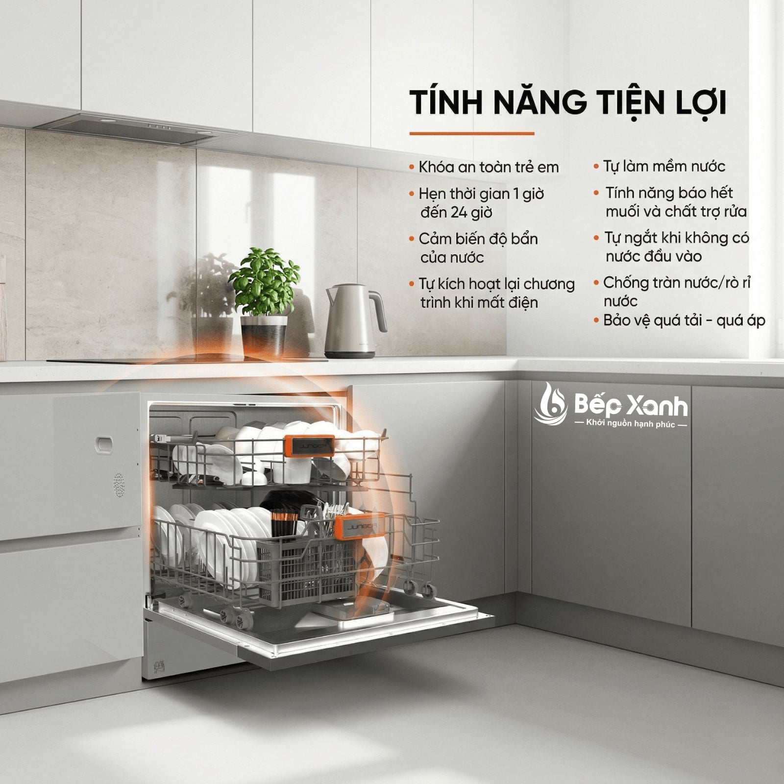 Hệ tính năng an toàn tiện lợi dễ sử dụng