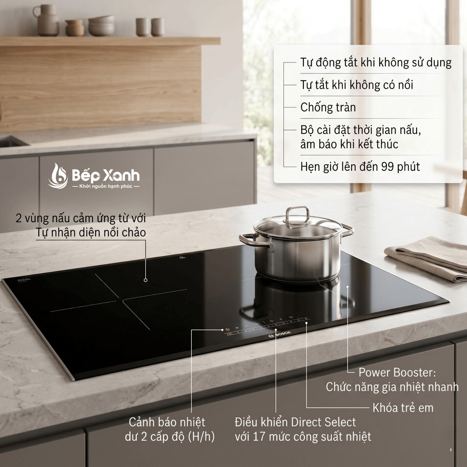 Chi tiết mặt kính Bosch PPI82560MS