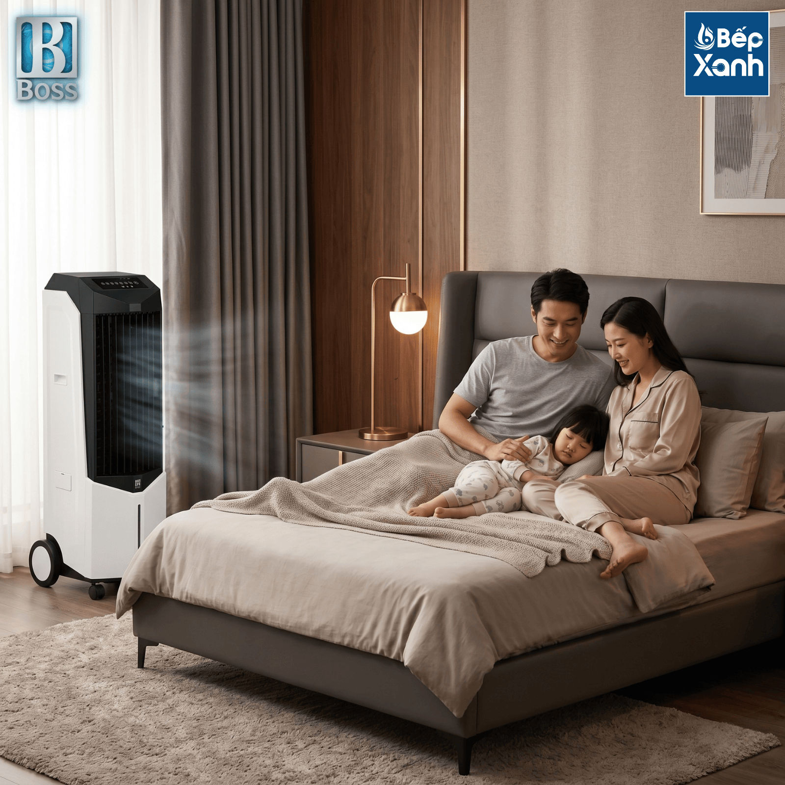 Chi tiết thiết kế quạt Boss