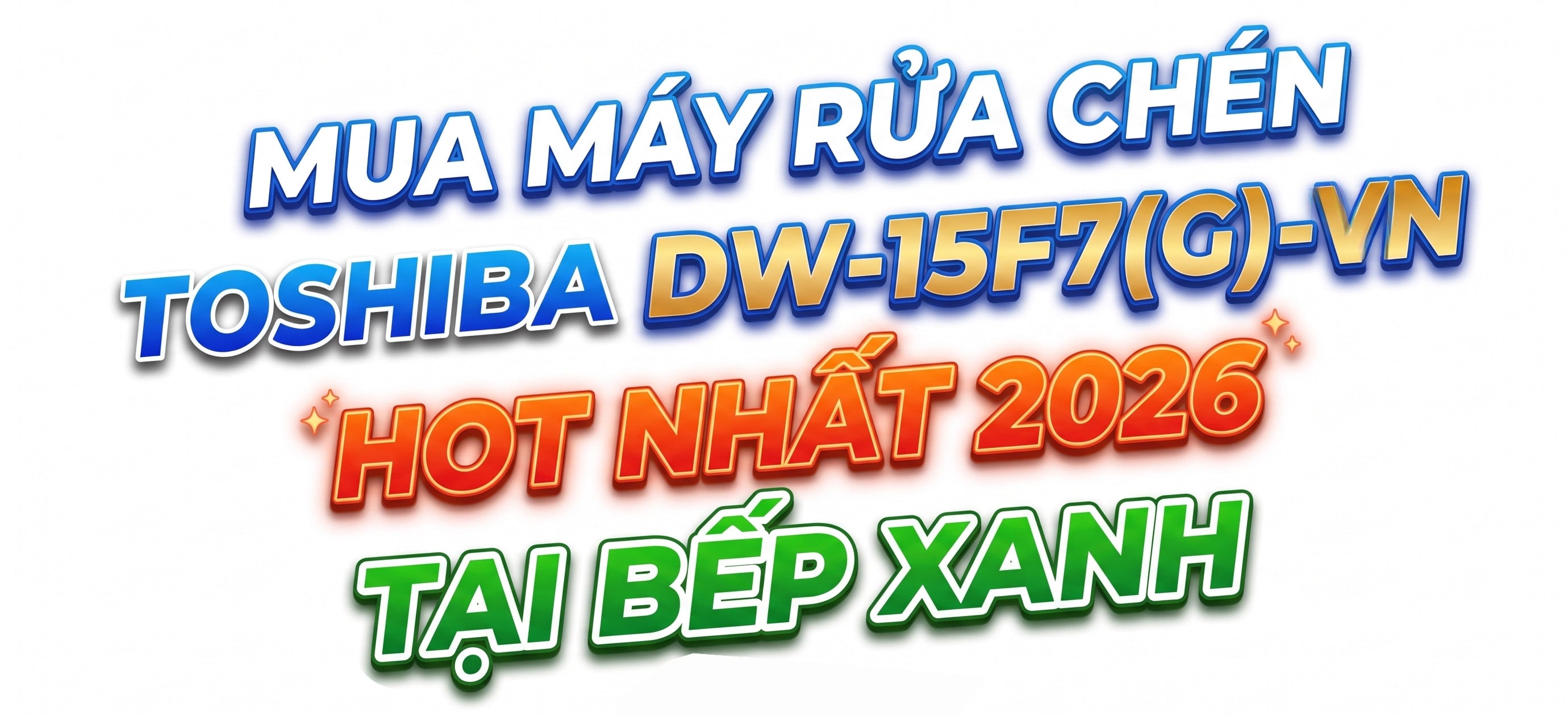 Banner máy rửa bát Toshiba DW-15F7(G)-VN