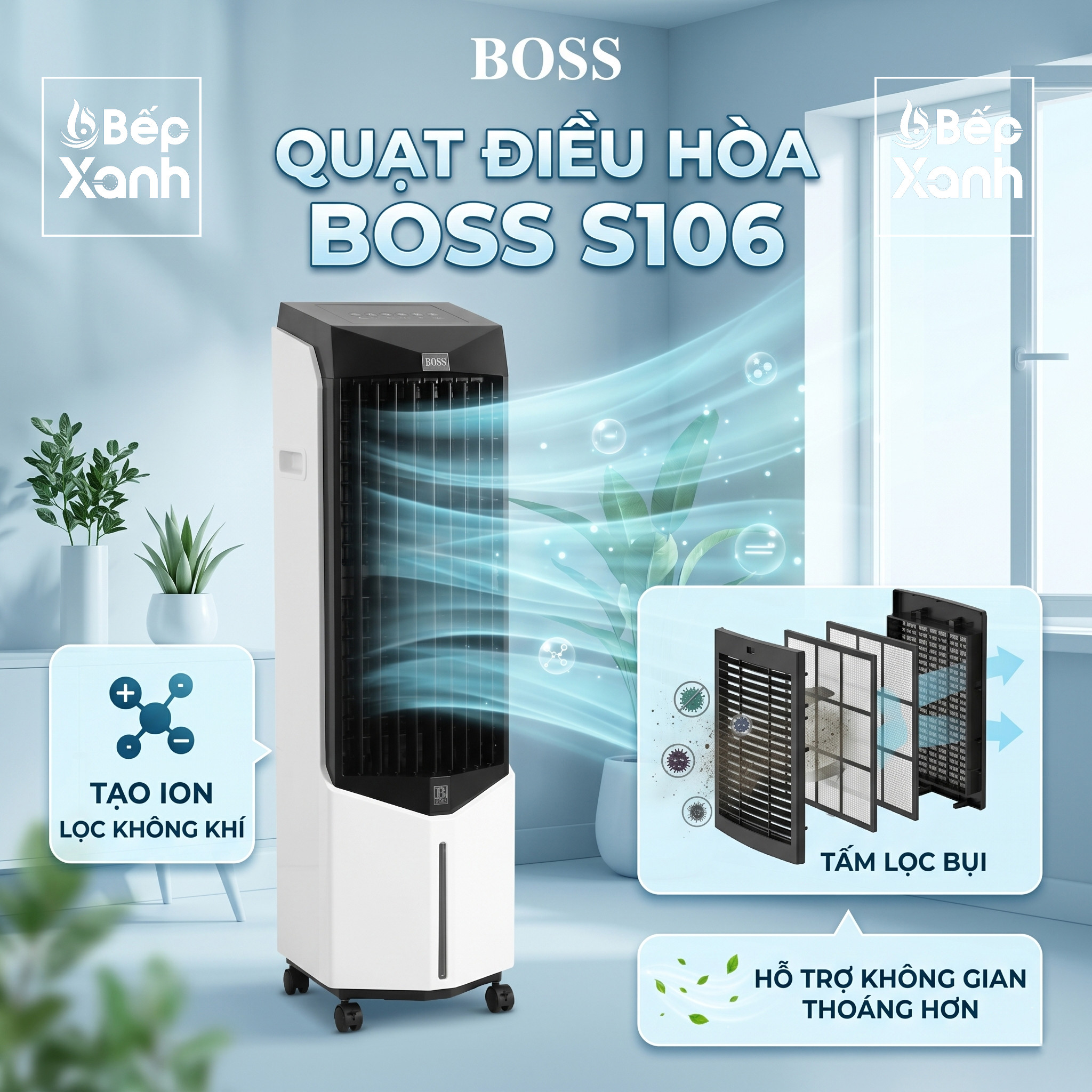 Hệ thống cánh đảo gió thông minh