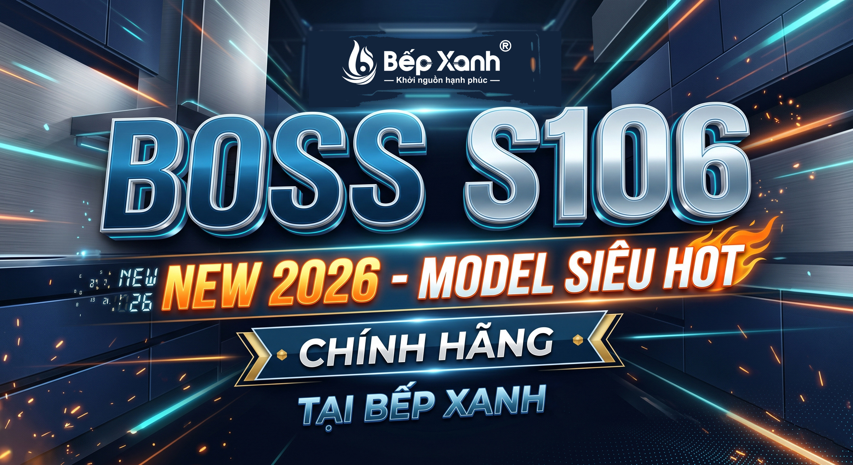 Quạt điều hòa Boss S106 Model 2026