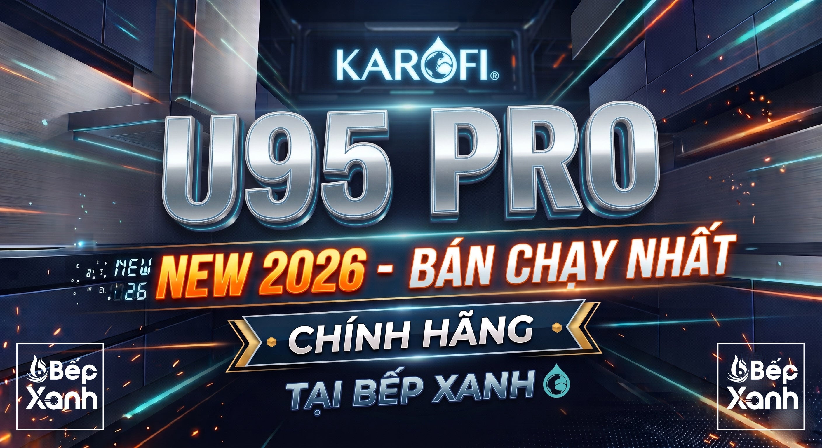 Máy Lọc Nước RO Để Gầm Karofi KAQ-U95 Pro