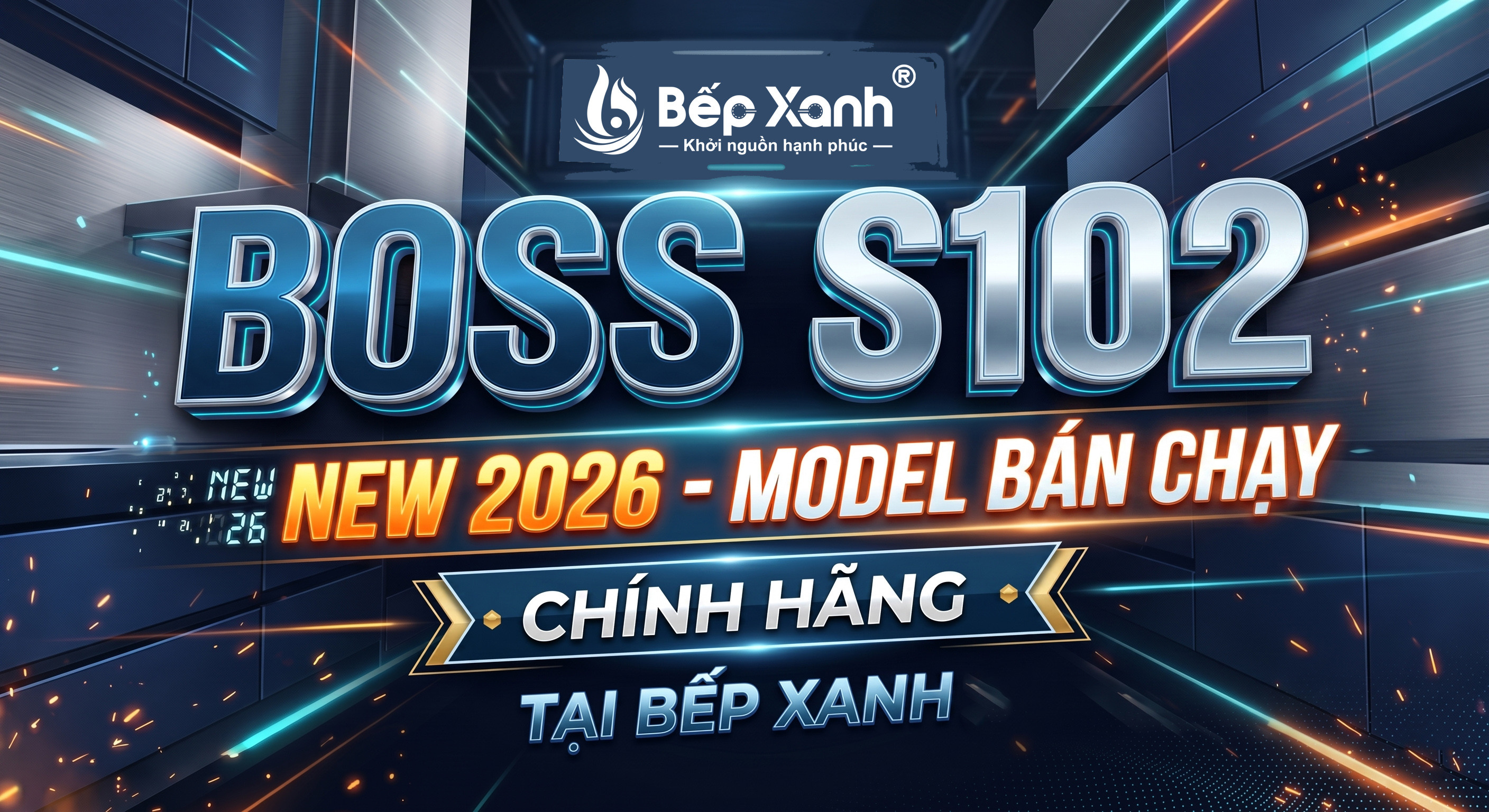 Quạt điều hòa Boss S102 Model 2026