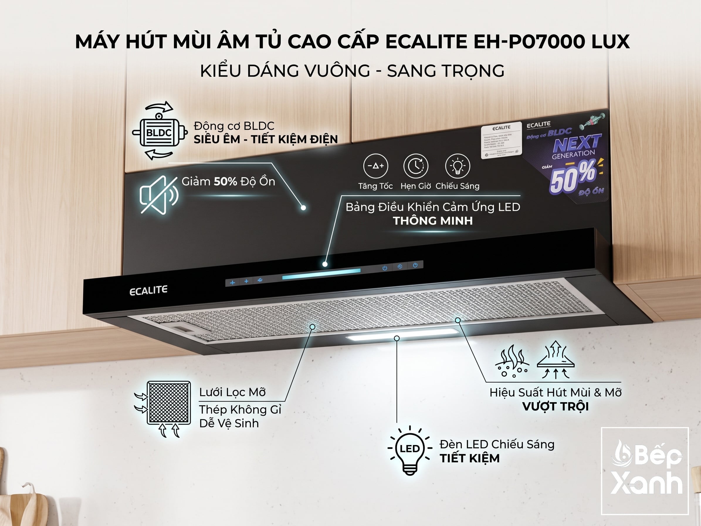 Không gian nhà bếp hiện đại