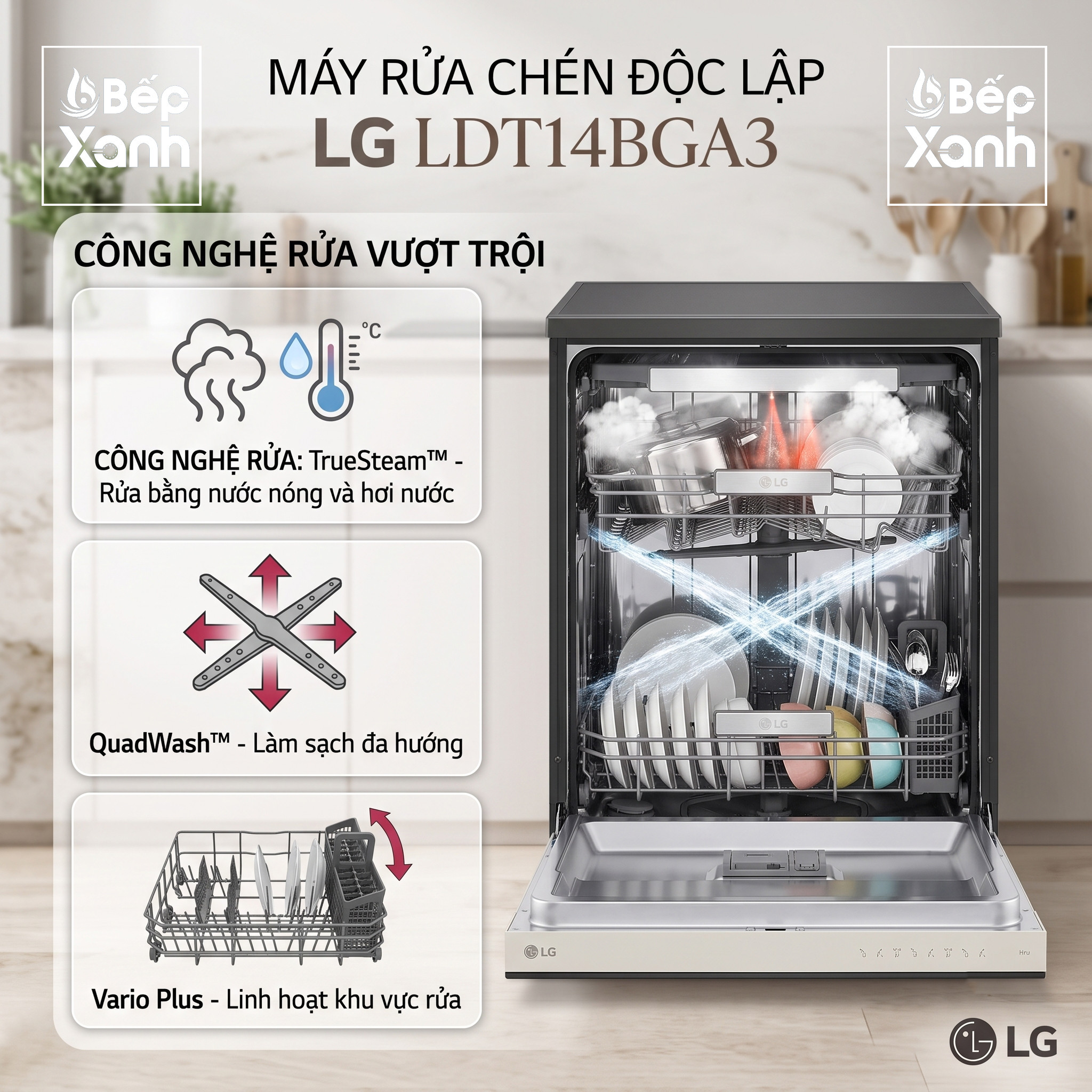 Hệ thống vòi phun QuadWash