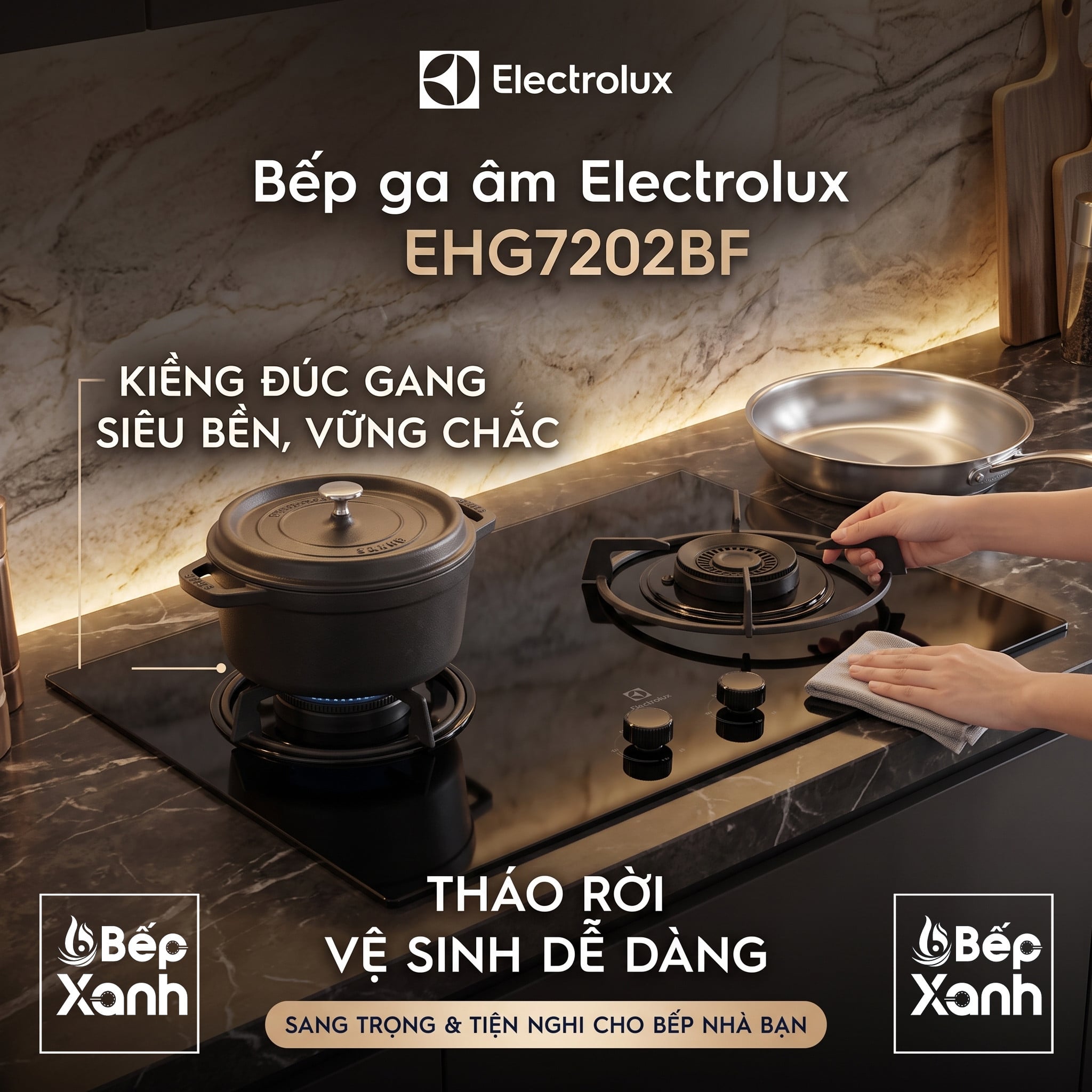 Tính năng ngắt gas tự động an toàn