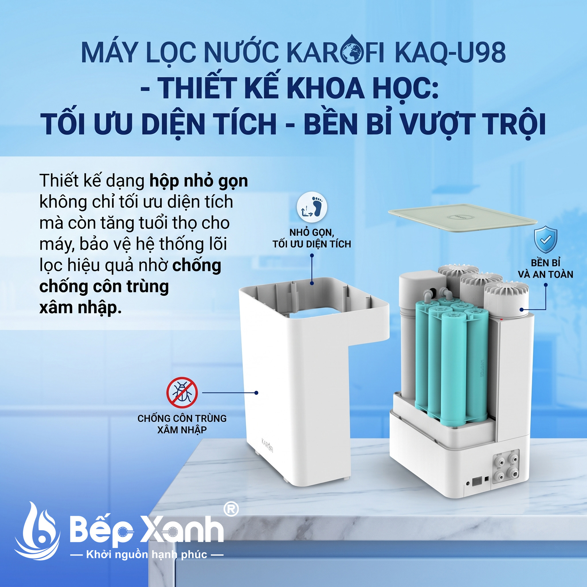 Cam kết máy lọc nước Karofi chính hãng tại Thành Đô