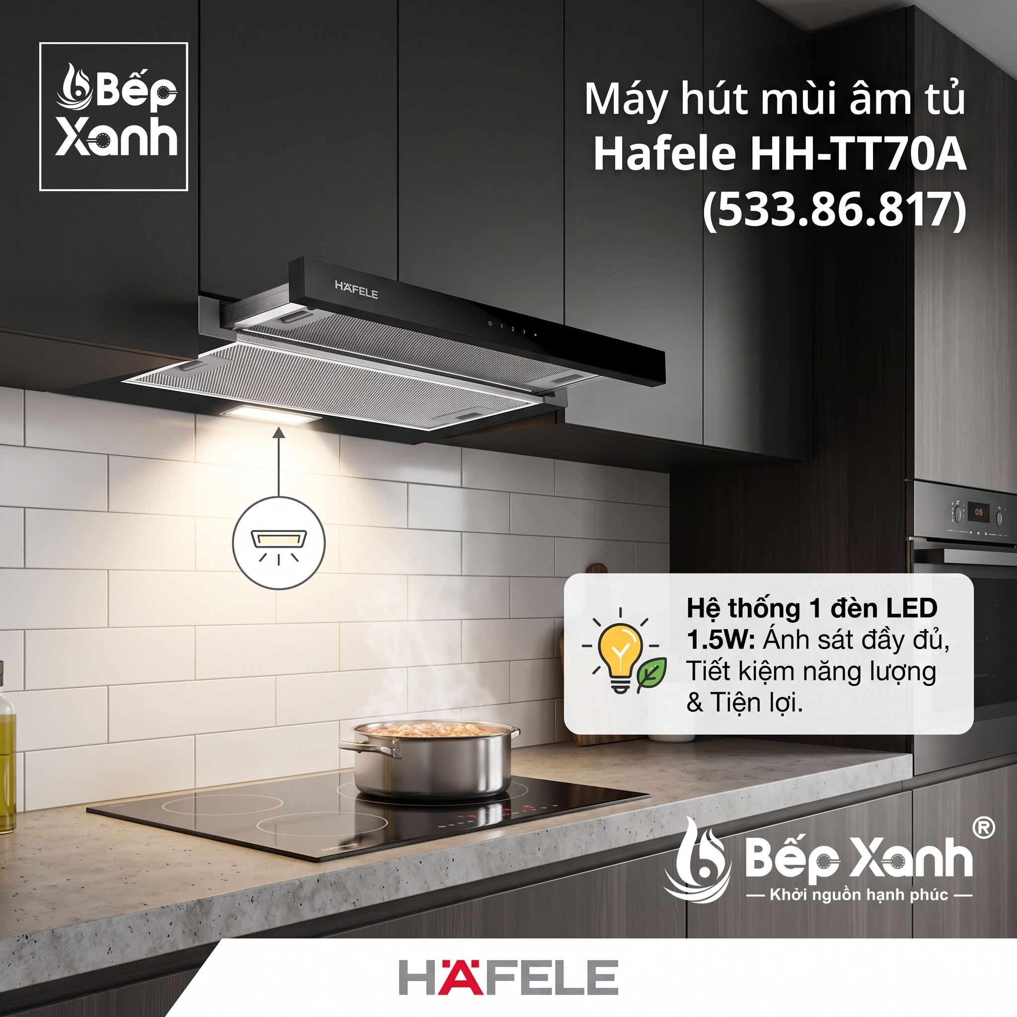 Lưới lọc mỡ hợp kim nhôm Hafele