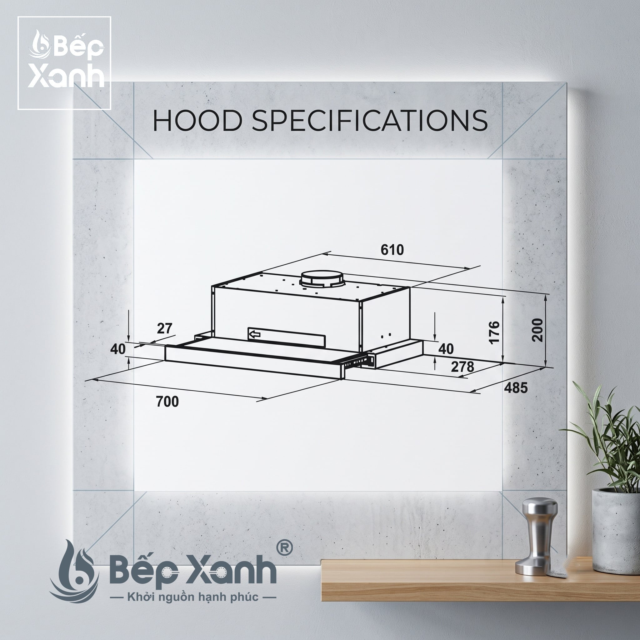 Bếp Xanh Family phân phối chính hãng Hafele