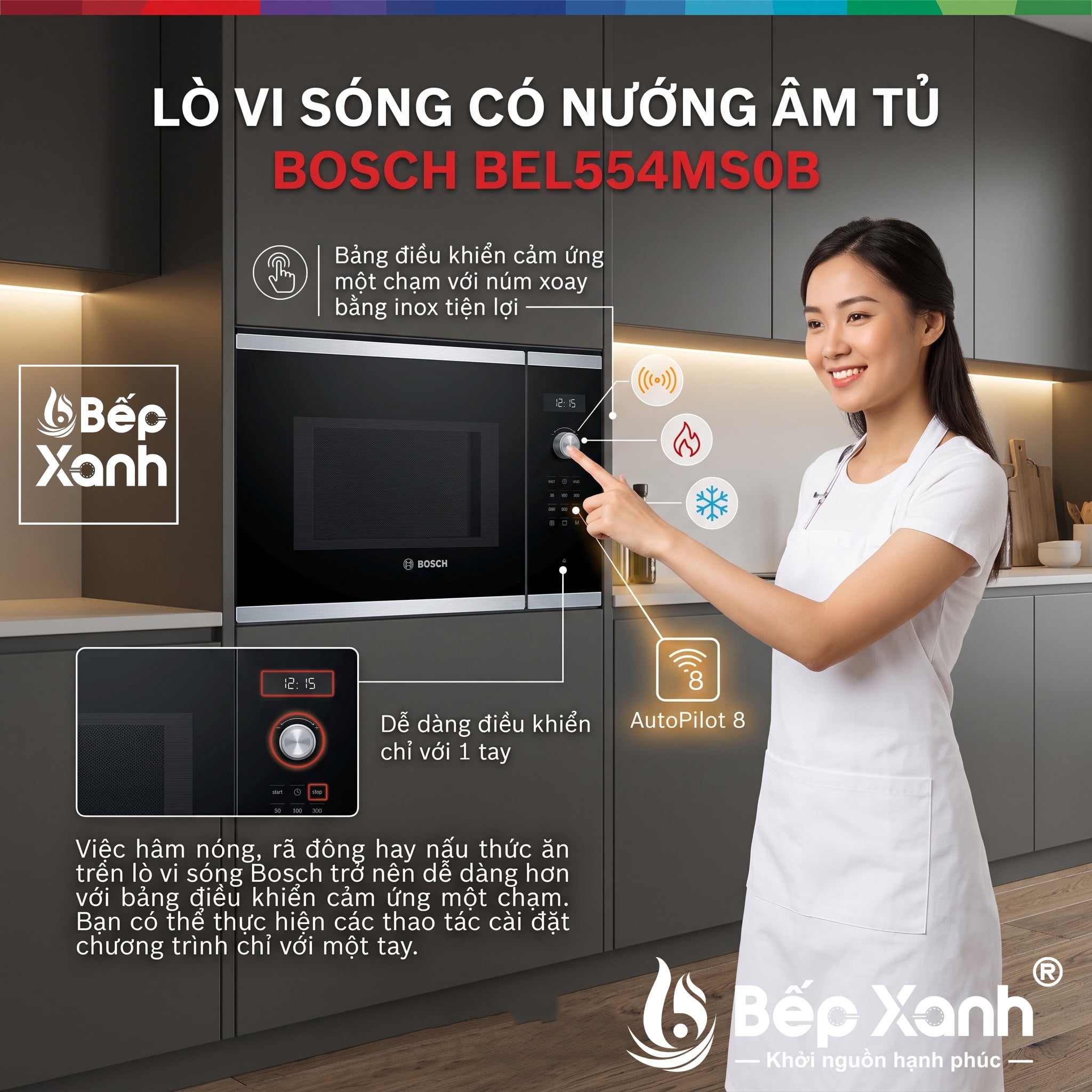 Bảng điều khiển cảm ứng Bosch BEL554MS0B
