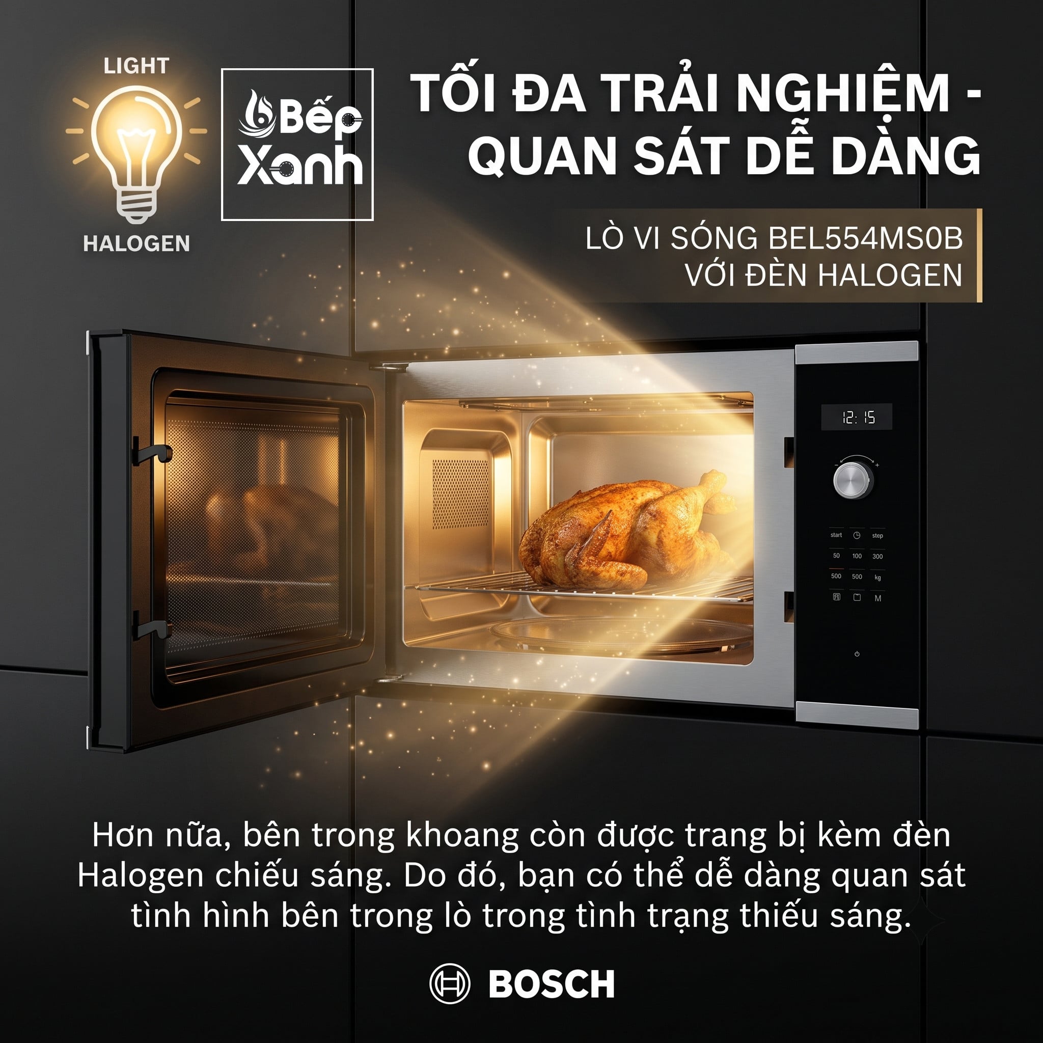 Đèn Halogen chiếu sáng siêu sáng