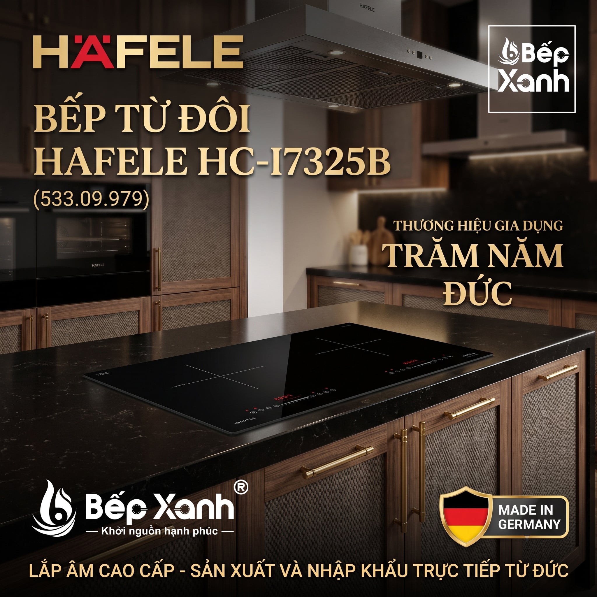 Bếp Xanh Family phân phối chính hãng Hafele Germany