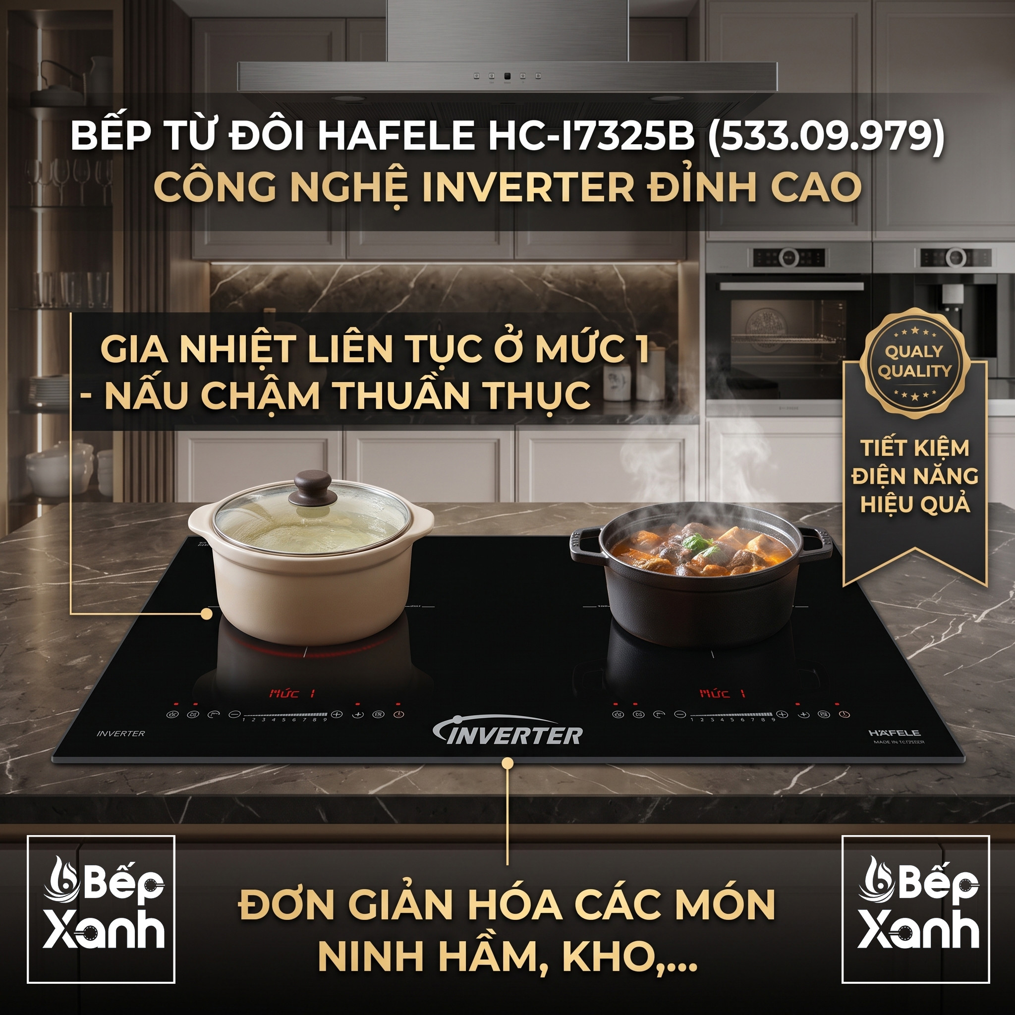 Công nghệ Inverter gia nhiệt liên tục