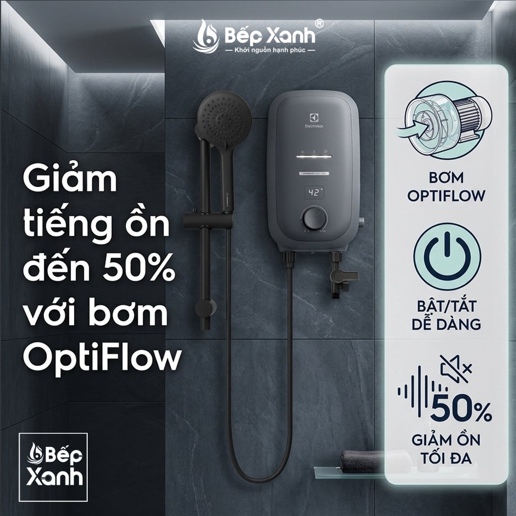 Bơm Optiflow giảm tiếng ồn
