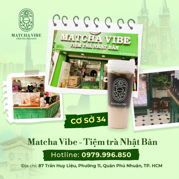 Matcha Vibe cơ sở 34 - 87 Trần Huy Liệu, Phường 11, Quận Phú Nhuận, TP. HCM