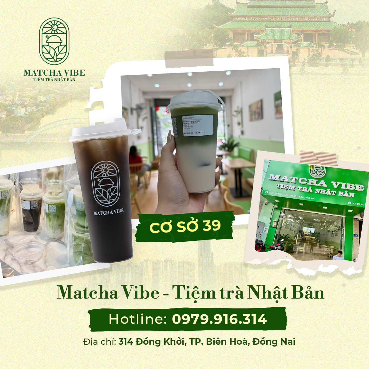 Matcha Vibe cơ sở 39 - 314 Đồng Khởi, TP. Biên Hoà, Đồng Nai