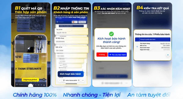 [HƯỚNG DẪN] 4 Bước kích hoạt bảo hành điện tử cho khách lẻ, đại lý