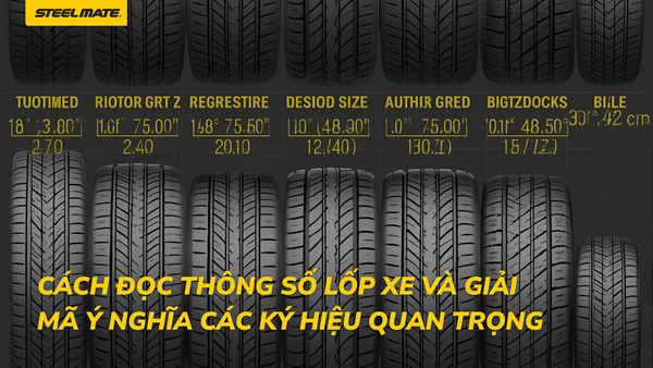 Cách đọc thông số lốp xe và giải mã ý nghĩa các ký hiệu quan trọng