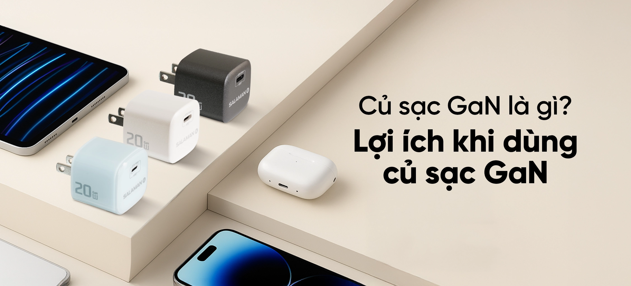 Củ sạc GaN là gì? Có nên mua củ sạc GaN? Lợi ích của nó