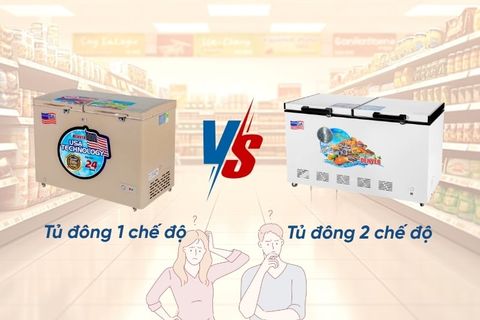 Tủ đông 1 chế độ và 2 chế độ: Lựa chọn nào tối ưu cho bạn?