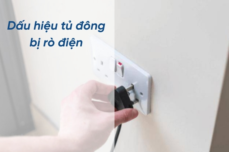 Dấu hiệu tủ đông bị rò điện: 3 bước đơn giản để xử lý an toàn