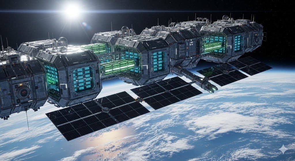 1 triệu siêu máy tính bay trên đầu: Tương lai đáng sợ khi trái dất phải 'gồng mình' vì AI