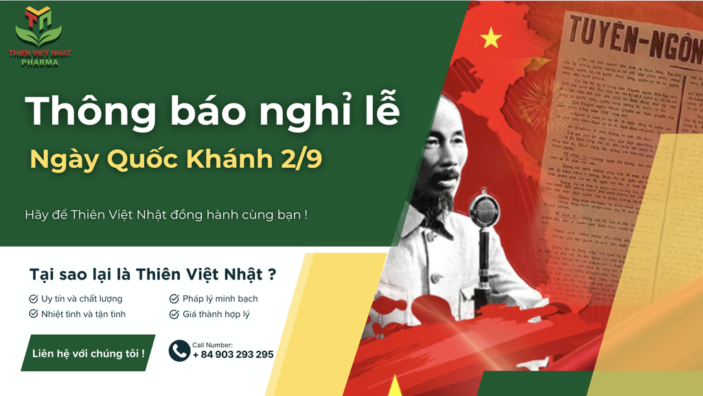 THÔNG BÁO LỊCH NGHỈ LỄ QUỐC KHÁNH 02/09/2026