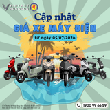 Cập nhật giá niêm yết từ 05/07/2026: Giá xe máy điện VinFast hiện còn bao nhiêu?