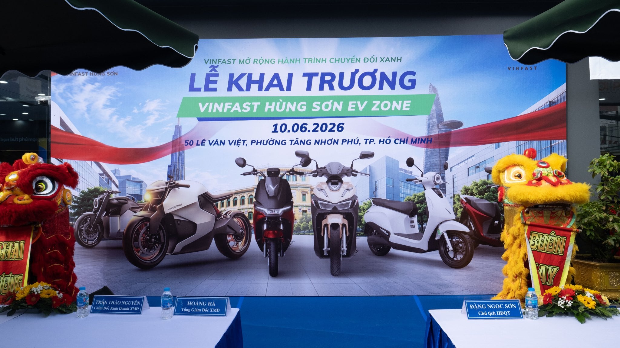KHAI TRƯƠNG VINFAST HÙNG SƠN EV ZONE – KHẲNG ĐỊNH VỊ THẾ ĐẠI LÝ CHIẾN LƯỢC TẠI TP.HCM