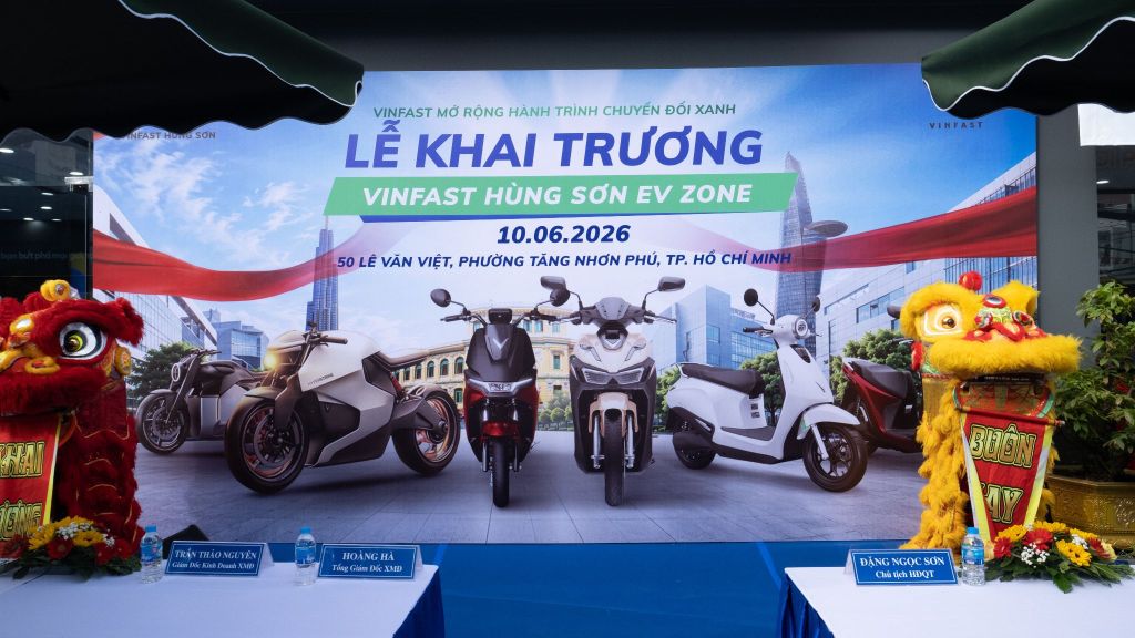 KHAI TRƯƠNG VINFAST HÙNG SƠN EV ZONE – KHẲNG ĐỊNH VỊ THẾ ĐẠI LÝ CHIẾN LƯỢC TẠI TP.HCM