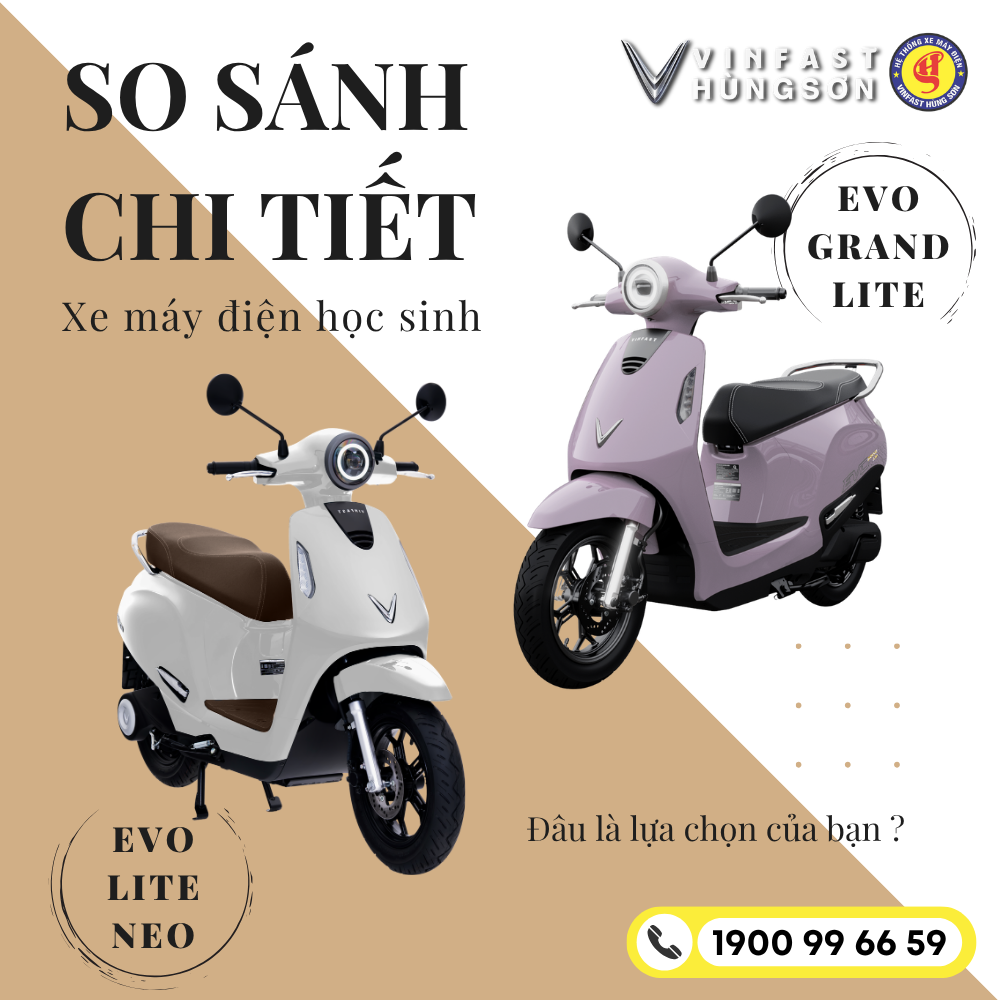 So Sánh VinFast Evo Grand Lite Và Evo Lite Neo: Chênh 5,5 Triệu Nên Mua Xe Nào?
