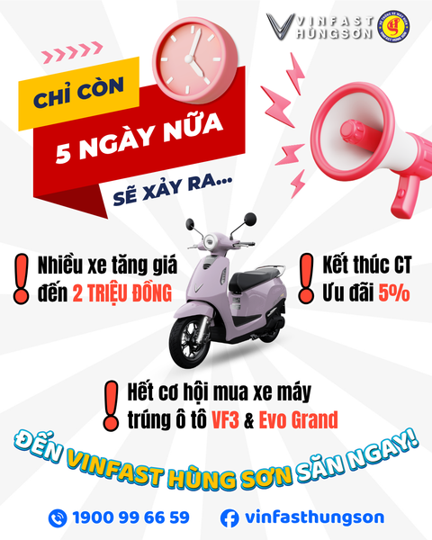 ‼️ [CẢNH BÁO] CHỈ CÒN 06 NGÀY ĐỂ TIẾT KIỆM ĐẾN 2.000.000 VNĐ! ⏳
