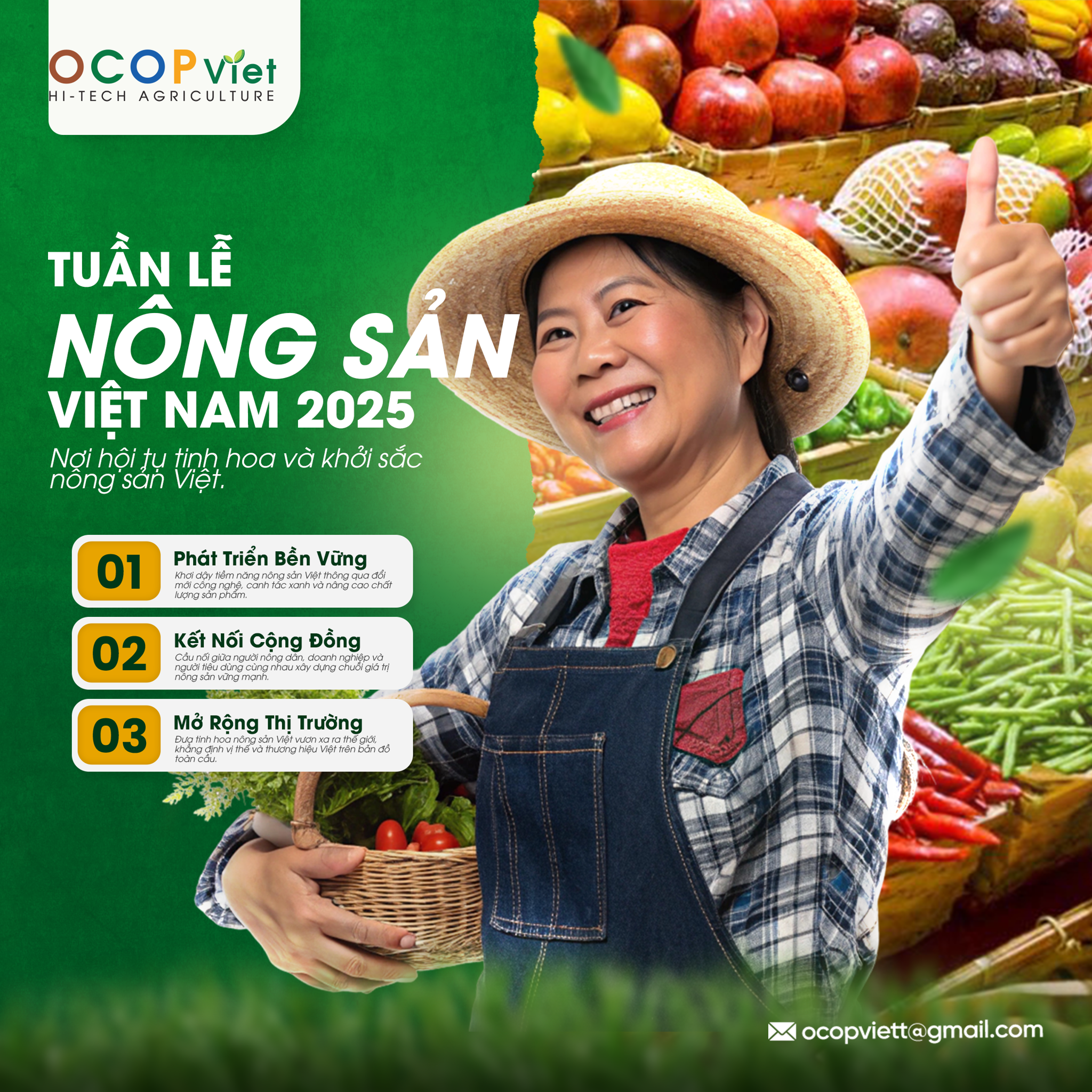 Tuần Lễ Nông Sản Việt 2025 – Nơi hội tụ tinh hoa và khởi sắc nông sản Việt