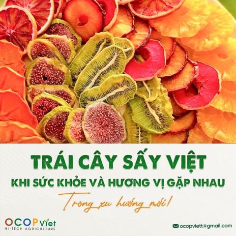 Trái Cây Sấy Việt: Khi Sức Khỏe Và Hương Vị Gặp Nhau Trong Xu Hướng Mới